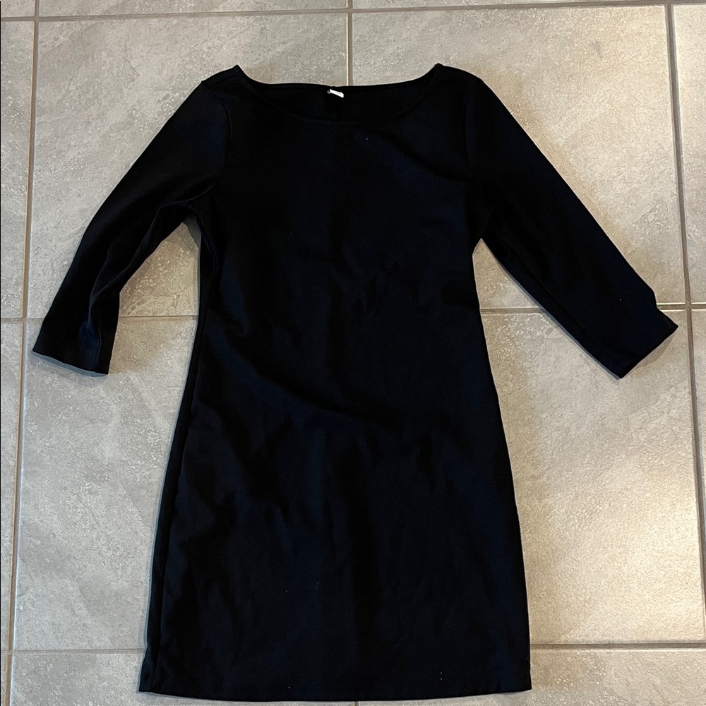 Old Navy Classic Black Long Sleeve Dress